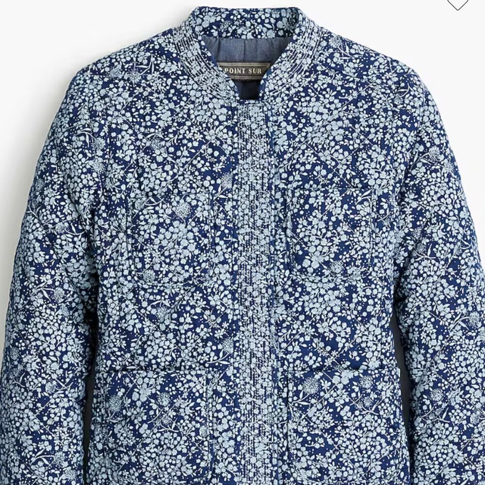 J. Crew Point Sur Quilted Lady Jacket (XL)